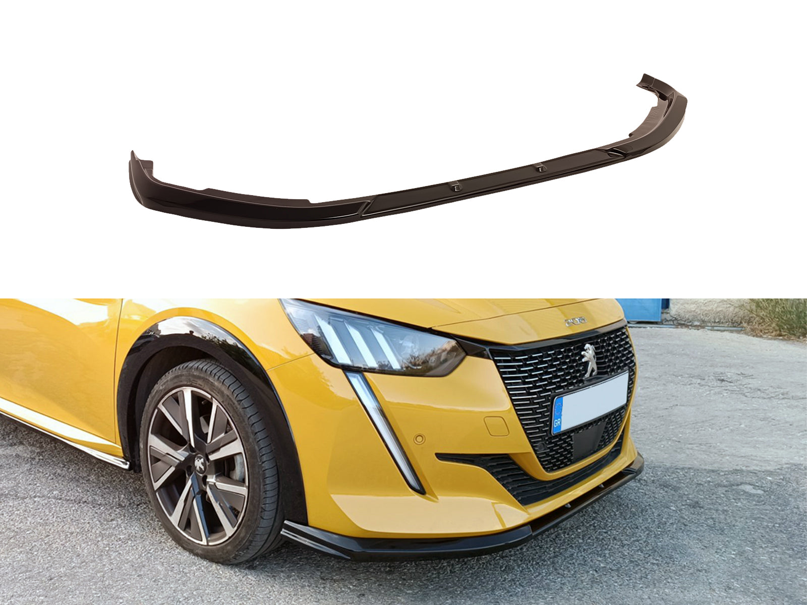 Front Splitter V.2 Peugeot 208 Mk2 (2019-)