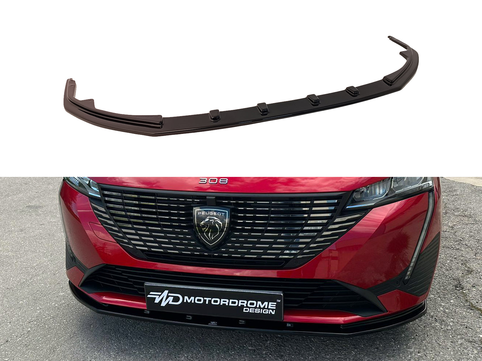 Front Splitter Peugeot 308 Mk3 (2021-)