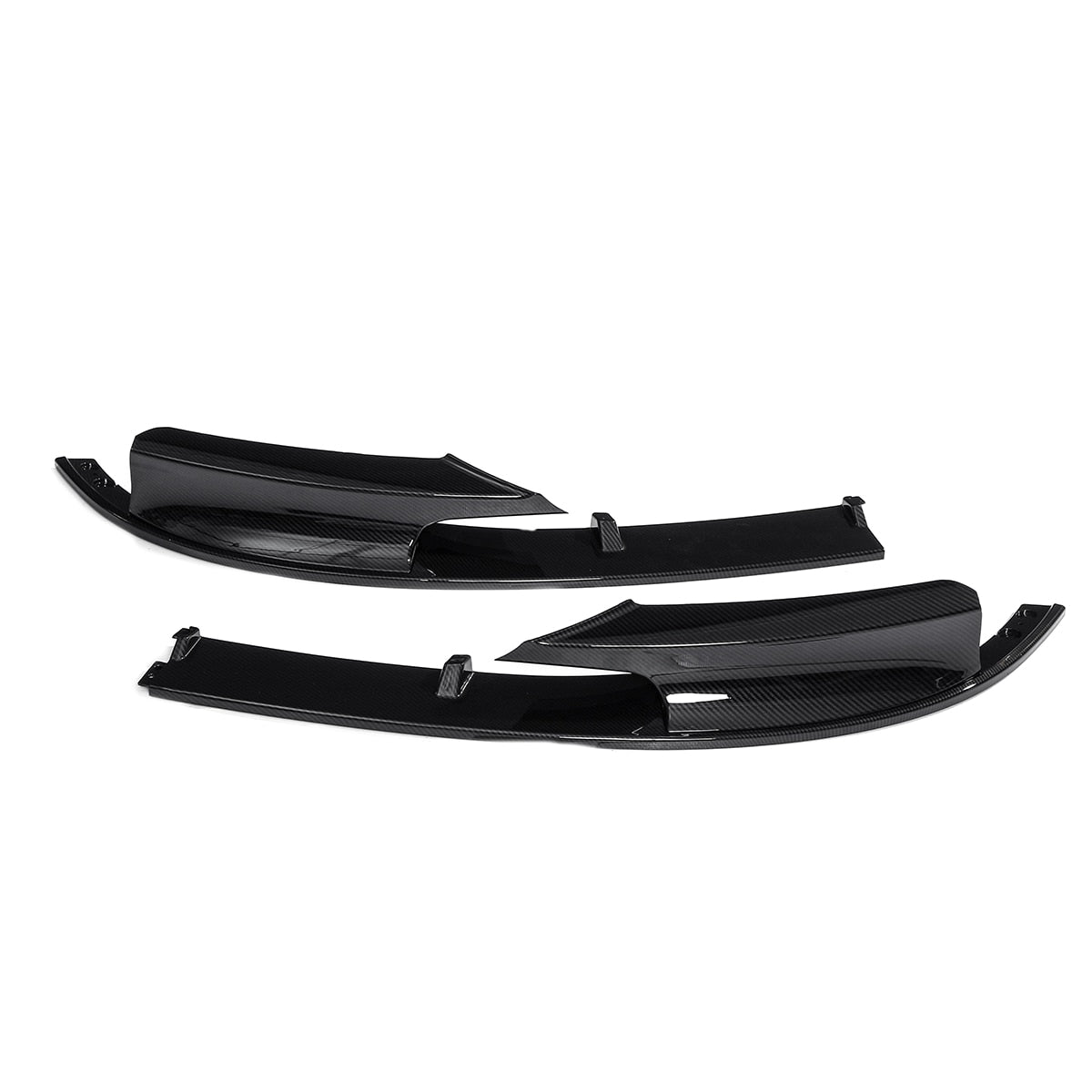 BMW 3 Series F30 Front Splitter In Gloss Black / Carbon Fibre Look (2012 - 2019) DAS Automotive