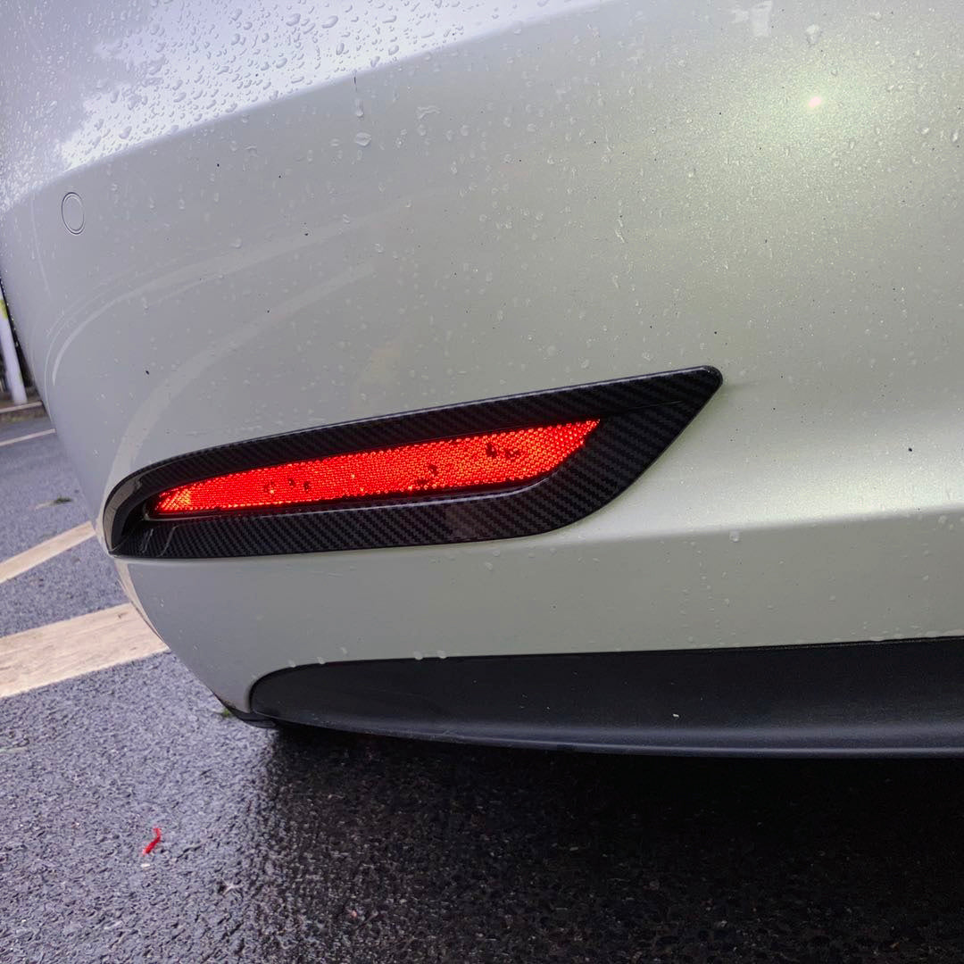 Tesla Model 3 Rear Reflector Surrounds / Canards (2017 Onwards)