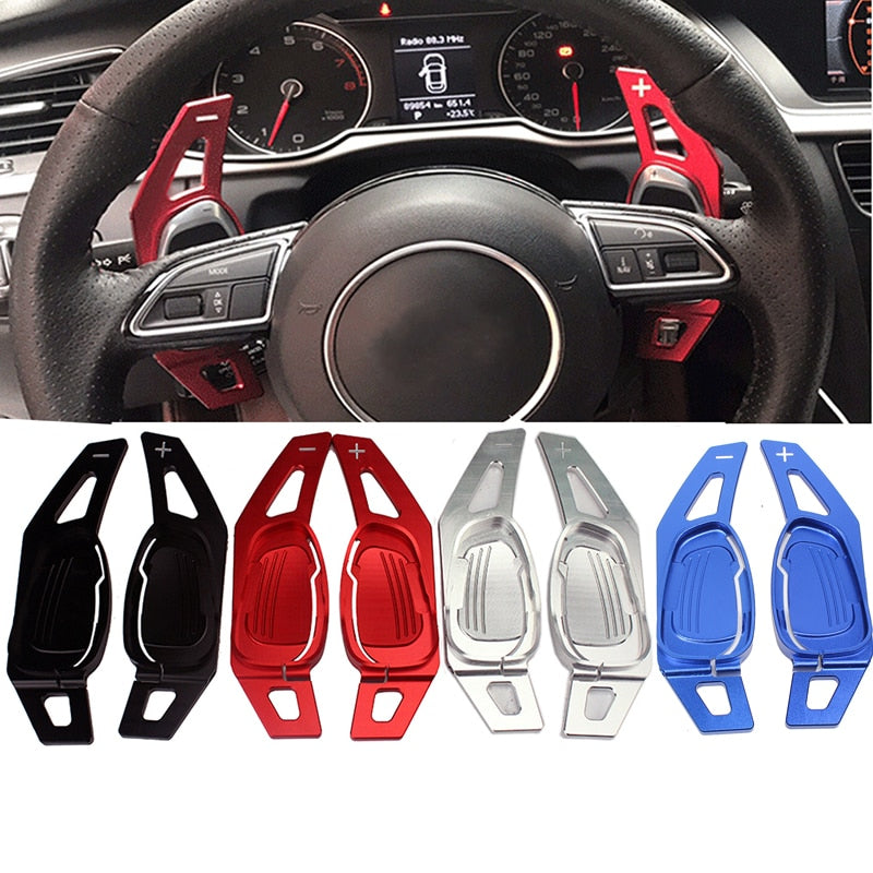 Audi Aluminium Paddle Extensions S3 / S5 / S6 / SQ5 / RS3 / RS6 / RS7 (2015 - 2018 Models)