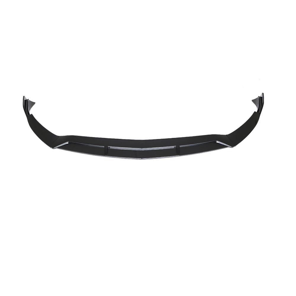 Mercedes Benz A Class W177 MK4 Gloss Black 3 Piece Front Splitter Kit (2018+ Models)