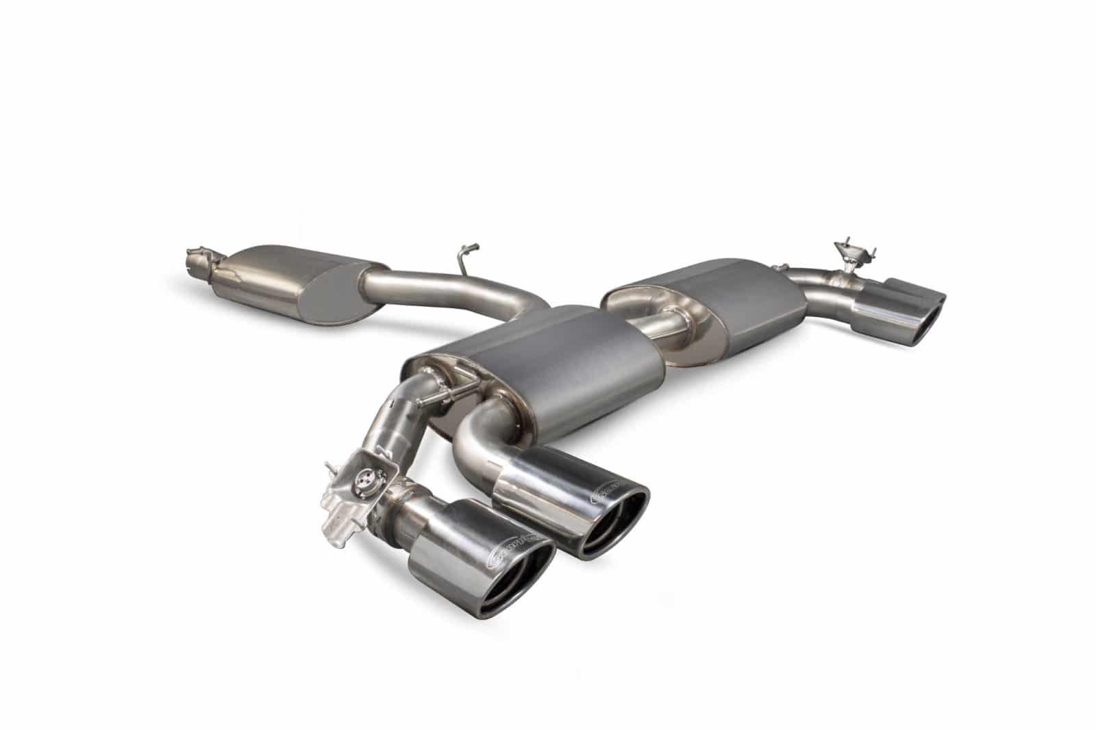 Scorpion Audi TT S MK3 (2014-16) Cat-Back Exhaust with Valves (Non-GPF Model Only)
