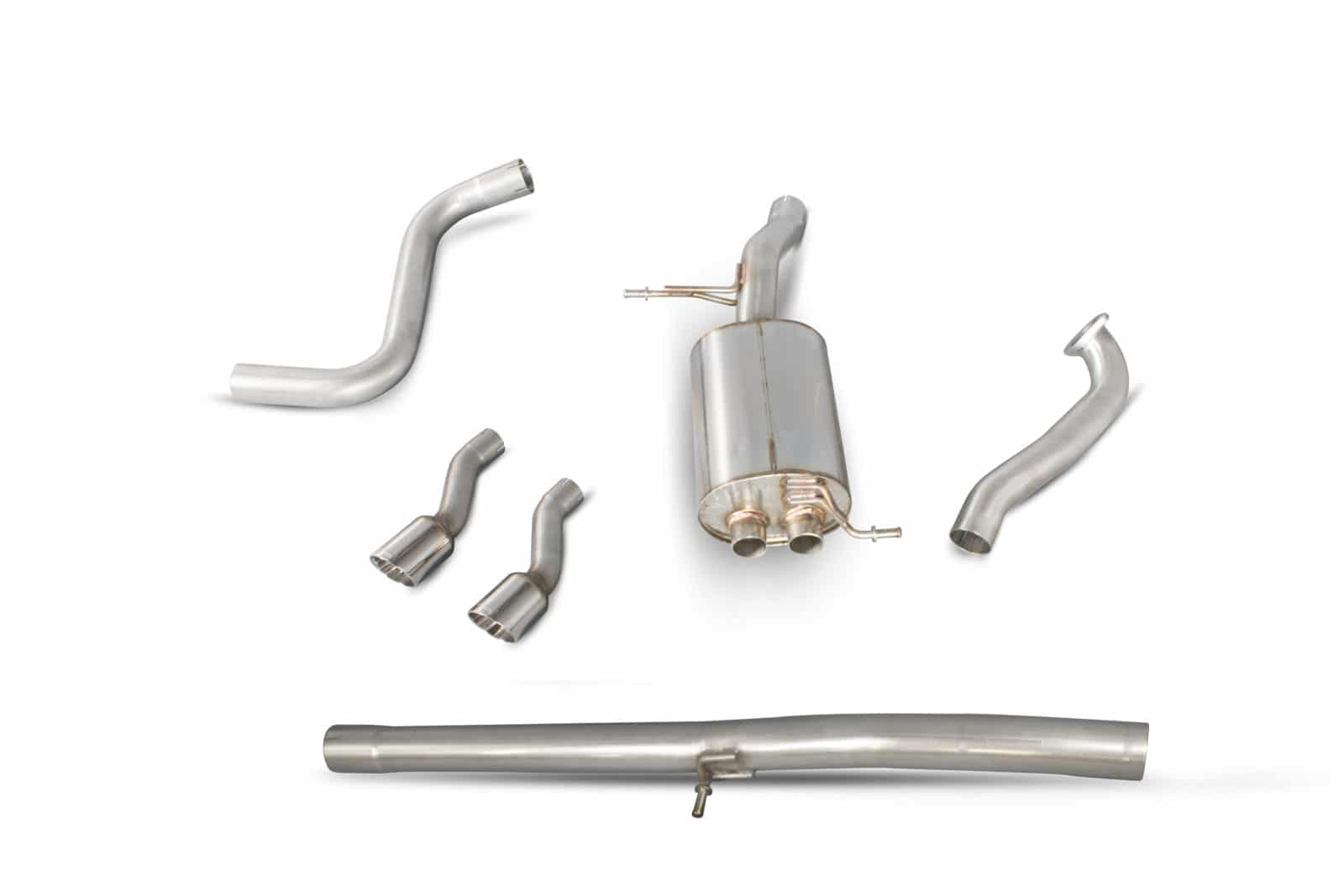 Scorpion Ford Fiesta MK7 1.0L EcoBoost Non-Resonated Cat-Back Exhaust