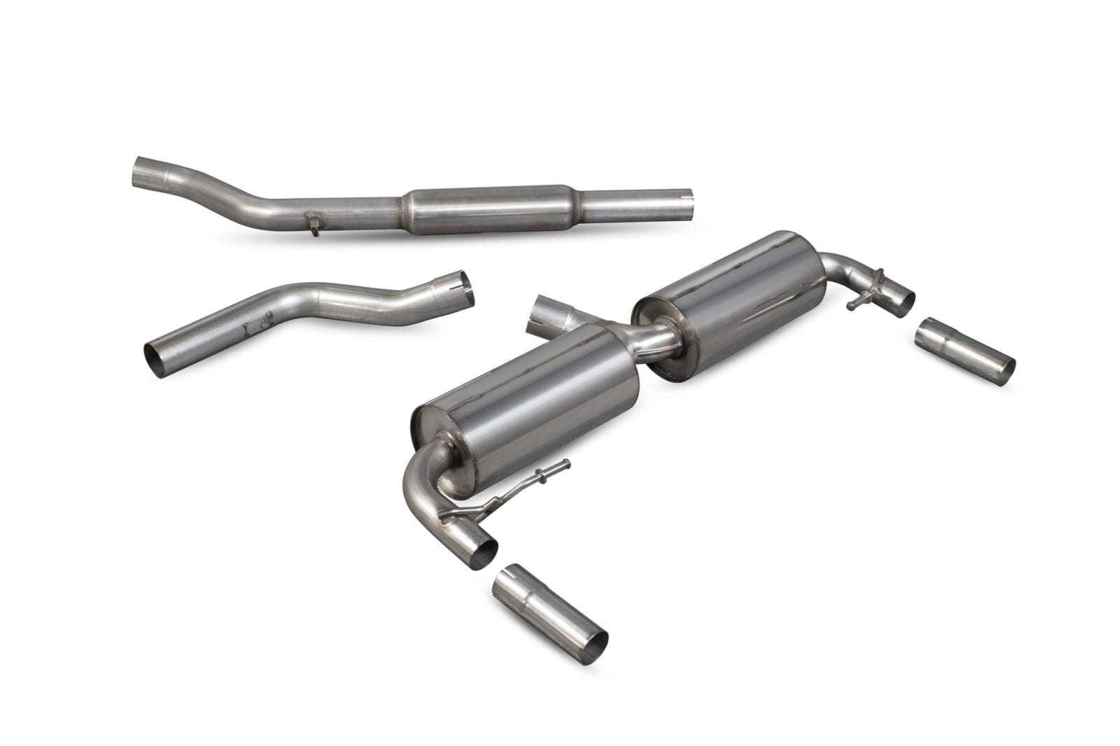 Scorpion Renault Clio MK3 RS 200 (2009-12) Cat-Back Exhaust - Uses OE Tailpipes