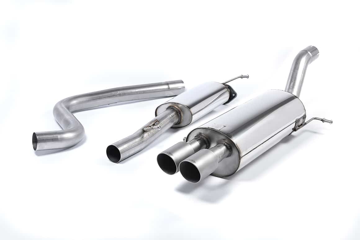 Milltek Ford Fiesta Mk7 ST 1.6L EcoBoost (182PS & 200PS) (13-19) Cat-Back Exhaust – Resonated- Titanium Tips – SSXFD143