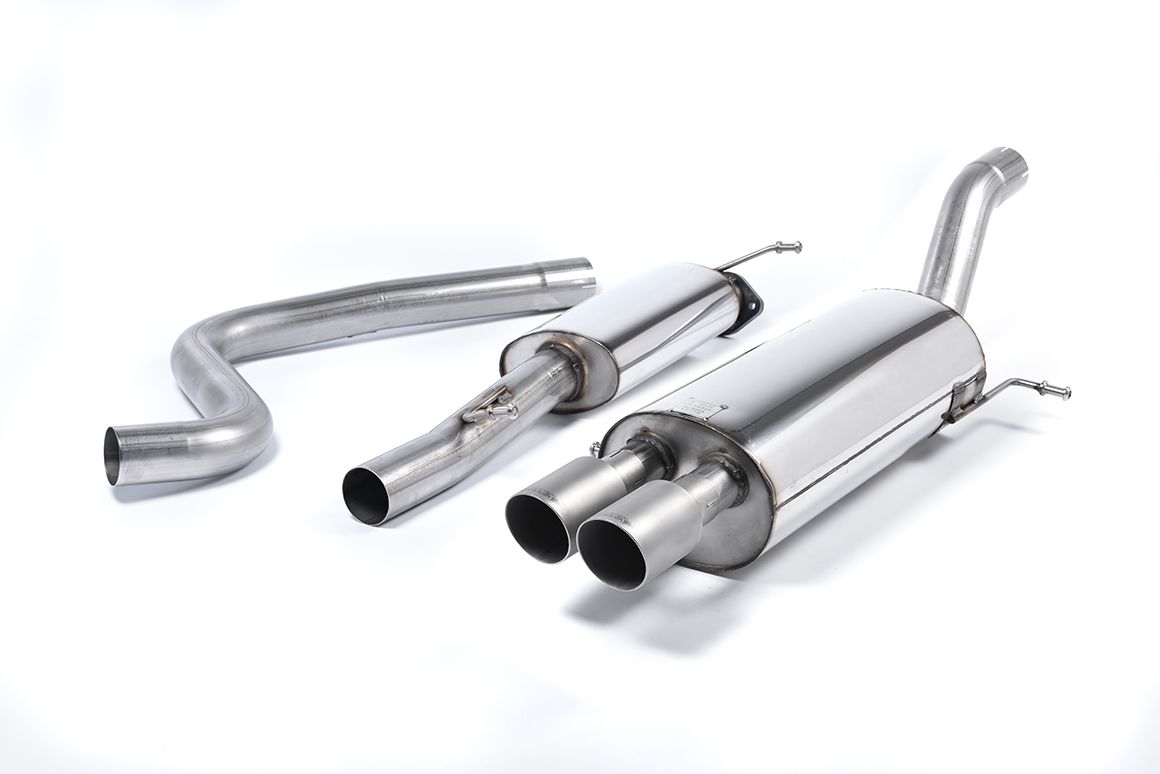 Milltek Ford Fiesta Mk7 ST 1.6L EcoBoost (182PS & 200PS) (13-19) Cat-Back Exhaust – Resonated- Burnt Titanium Tips – SSXFD197