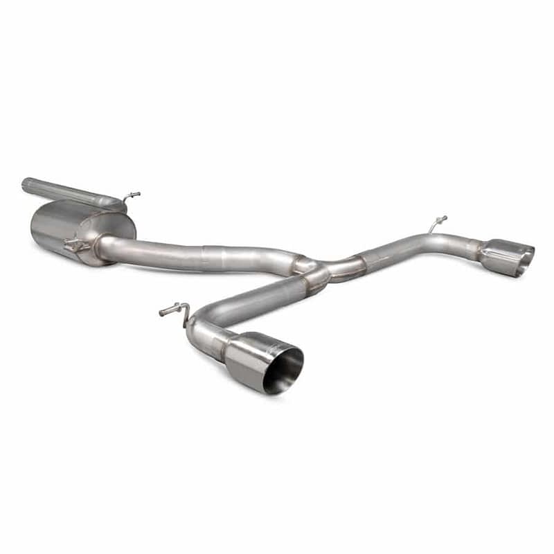 Scorpion Volkswagen Golf GTi MK7.5 (17-18) Non-resonated cat-back system – Daytona Tips – SVWS056