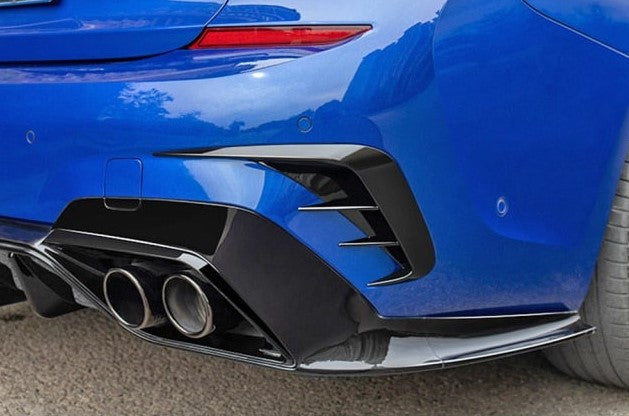 DAS Automotive Rear Bumper Canard Kit for BMW 3 Series (2020-2021)