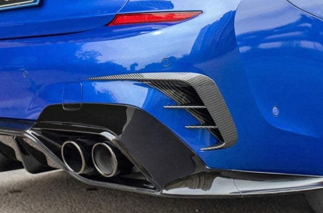 DAS Automotive Rear Bumper Canard Kit for BMW 3 Series (2020-2021)
