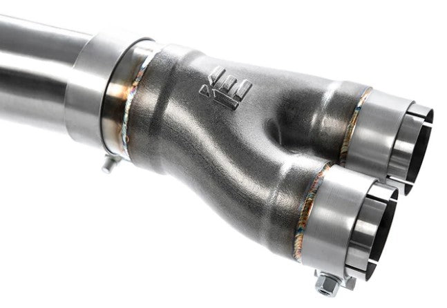IE Y-Pipe Adapter Kit For 8V RS3 Exhaust Systems | Used to adapt to stock downpipe/catback