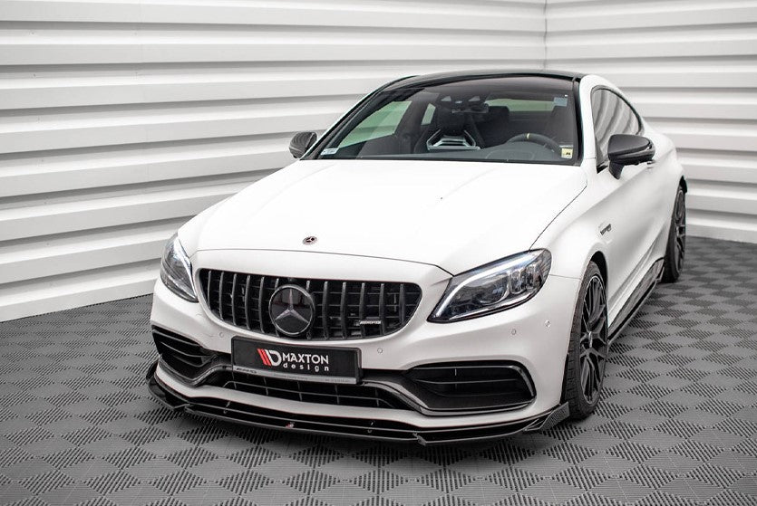 Maxton Design Front Splitter V.2 Mercedes-AMG C63 Coupe C205 Facelift (2018-2021)