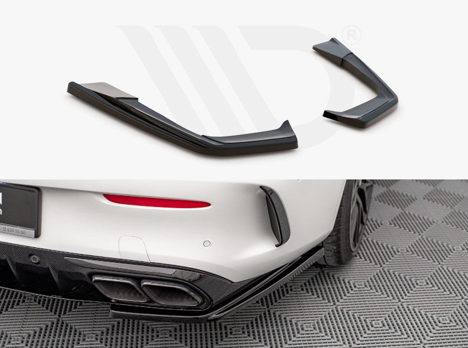 Maxton Design Rear Side Splitters Mercedes-AMG C 63AMG Coupe C205 Facelift (2018-2021)
