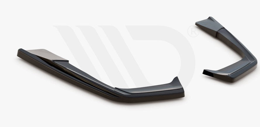 Maxton Design Rear Side Splitters Mercedes-AMG C 63AMG Coupe C205 Facelift (2018-2021)