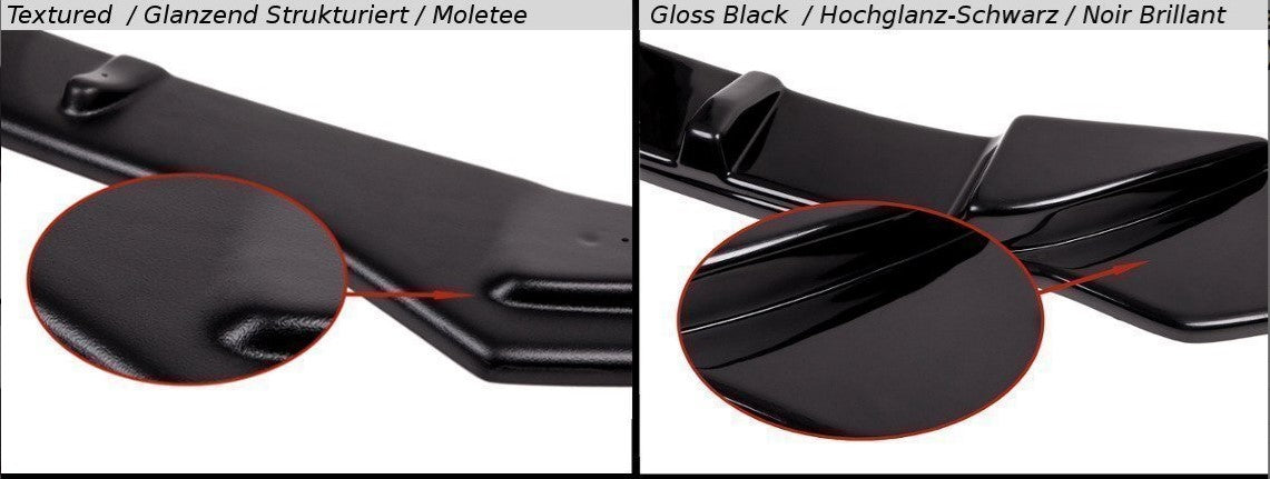 Maxton Design Central Rear Splitter (Vertical Bars) Mercedes-AMG C 63AMG Coupe C205 Facelift (2018-2021)