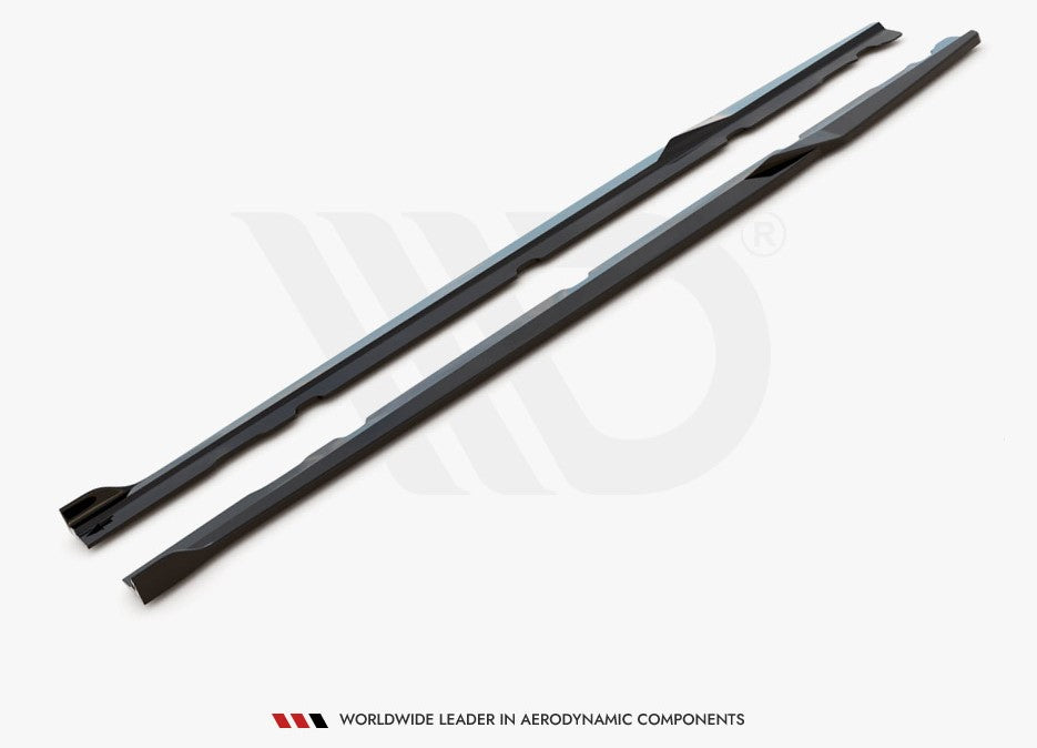 Maxton Design Side Skirts Diffusers V.2 Mercedes-AMG C 63AMG Coupe C205 Facelift (2018-2021)
