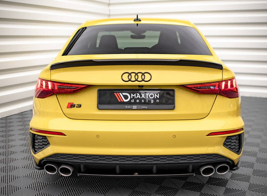 Maxton Design Central Rear Splitter Audi S3 Saloon 8Y