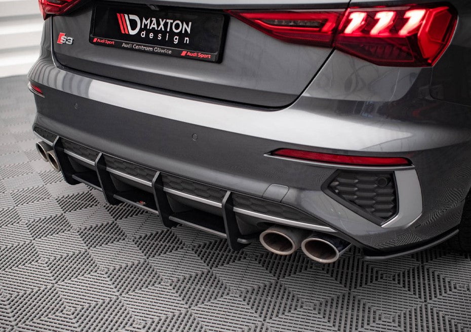 Maxton Design Street Pro Rear Diffuser Audi S3 Saloon 8Y