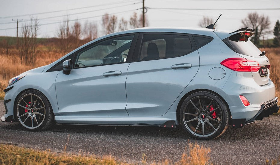 Maxton Design Side Skirts Diffusers (+Flaps) V.2 Ford Fiesta Mk8 ST/ST-Line