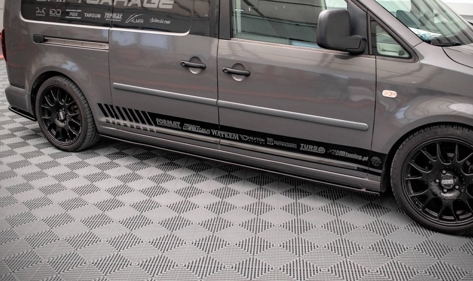 Maxton Design Side Skirts Diffusers Volkswagen Caddy Long Mk3 Facelift (2010-2015)