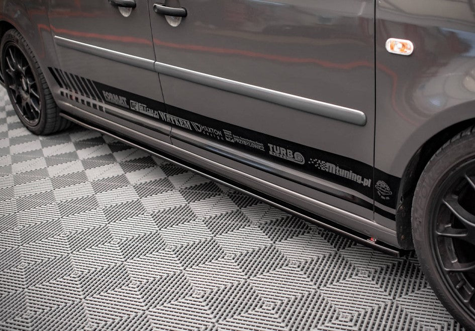 Maxton Design Side Skirts Diffusers Volkswagen Caddy Long Mk3 Facelift (2010-2015)