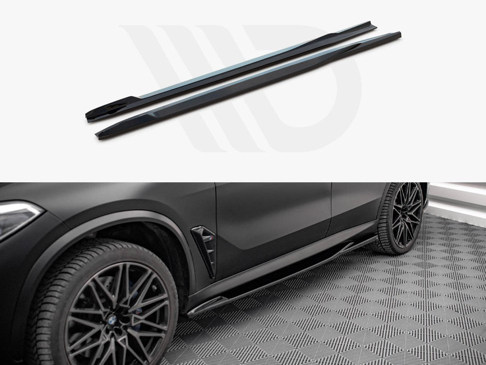 Maxton Design Side Skirts Diffusers BMW X5M F95 (2018-)