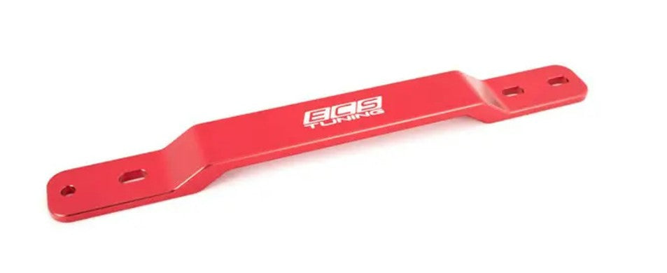 ECS Tuning Billet Aluminum Rear Tunnel Brace Red Anodized - MQB