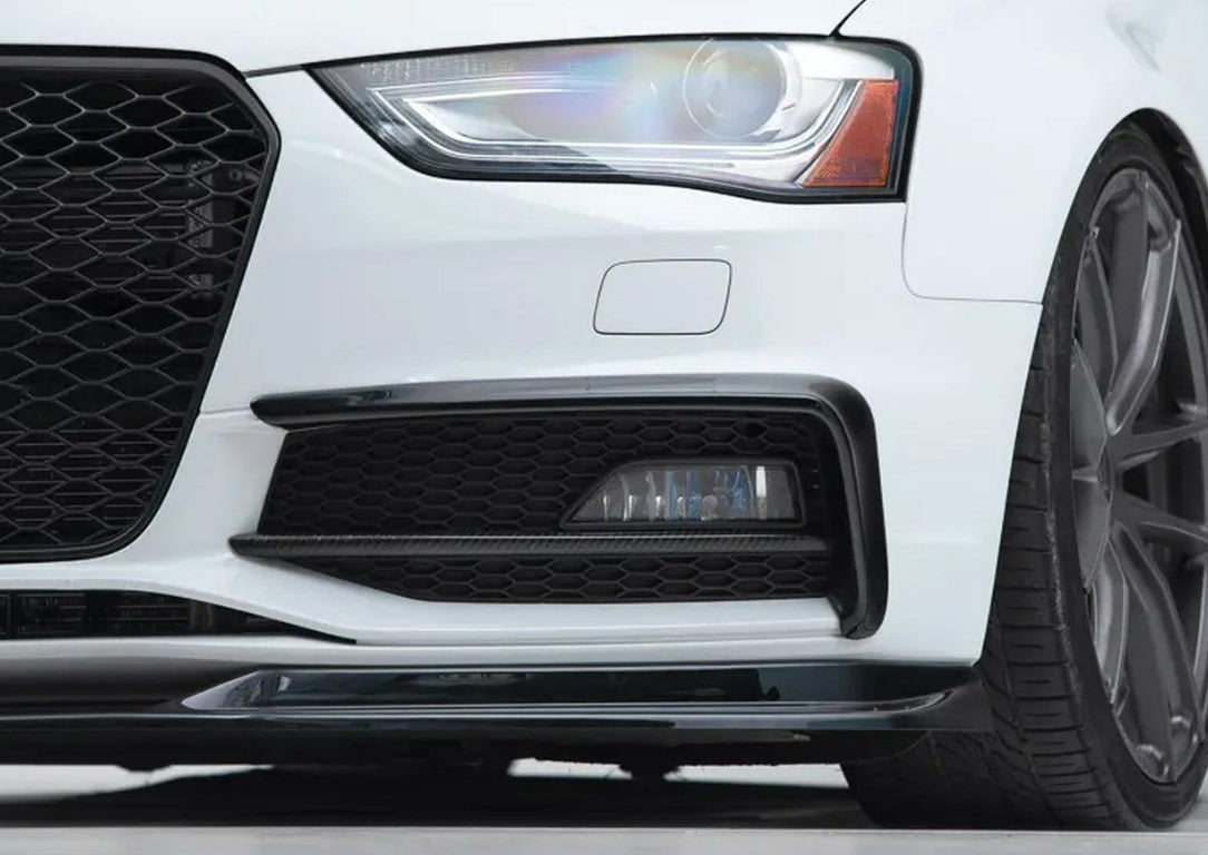 ECS Front Lip in Gloss Black - B8.5 S4 / A4 S-Line Facelift