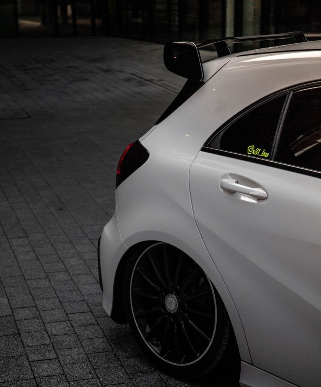 Mercedes A-Class OEM Style Aero Spoiler (W176 / 2013 - 2018 Models) (Black)