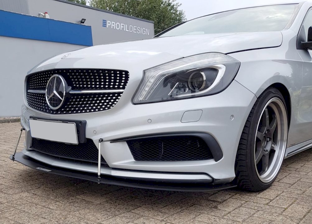 Maxton Design Front Racing Splitter for Mercedes A W176 AMG-Line (2012-2015)