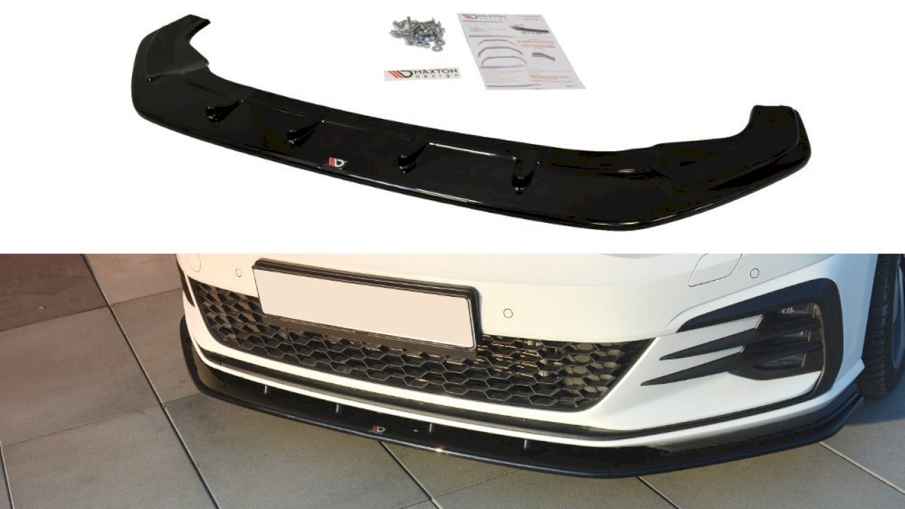 Maxton Design Front Splitter V.1 for Volkswagen Golf MK7.5 GTI/GTD/GTE (2017-2019)
