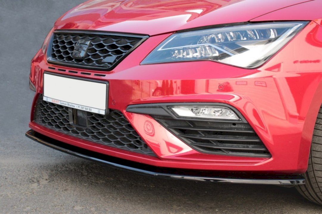 Maxton Design Front Splitter V.1 for Seat Leon MK3.5 Cupra/FR (2017-2019)