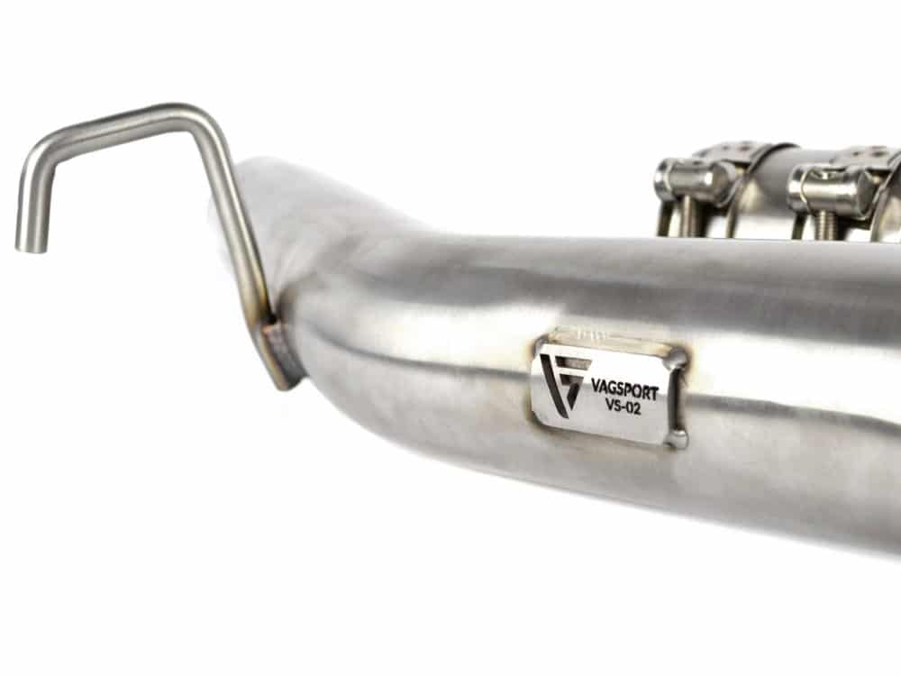 VAGSport VW Golf Mk7/7.5 ‘R’ 2012-2019 Resonator Delete Pipe Kit (Non-GPF Models) - Diversion Stores Car Parts And Modificaions