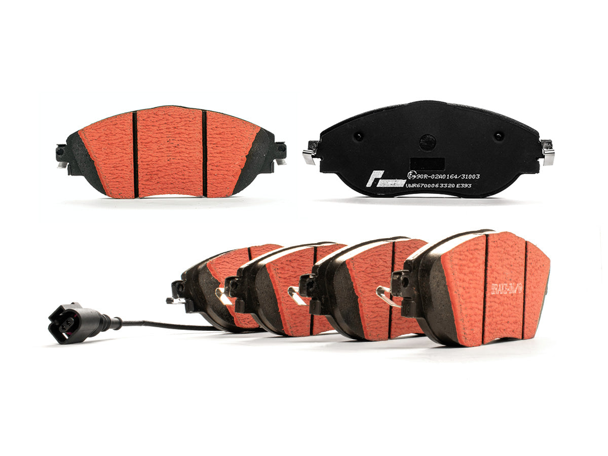 VAGSport 340mm Front Brake Discs (Pair) – Tri-Slot Design – VS-BR-F01