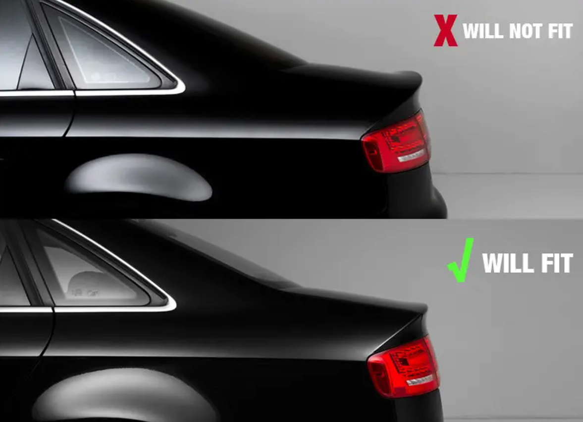 ECS Rear Spoiler in Gloss Black - B8.5 A4