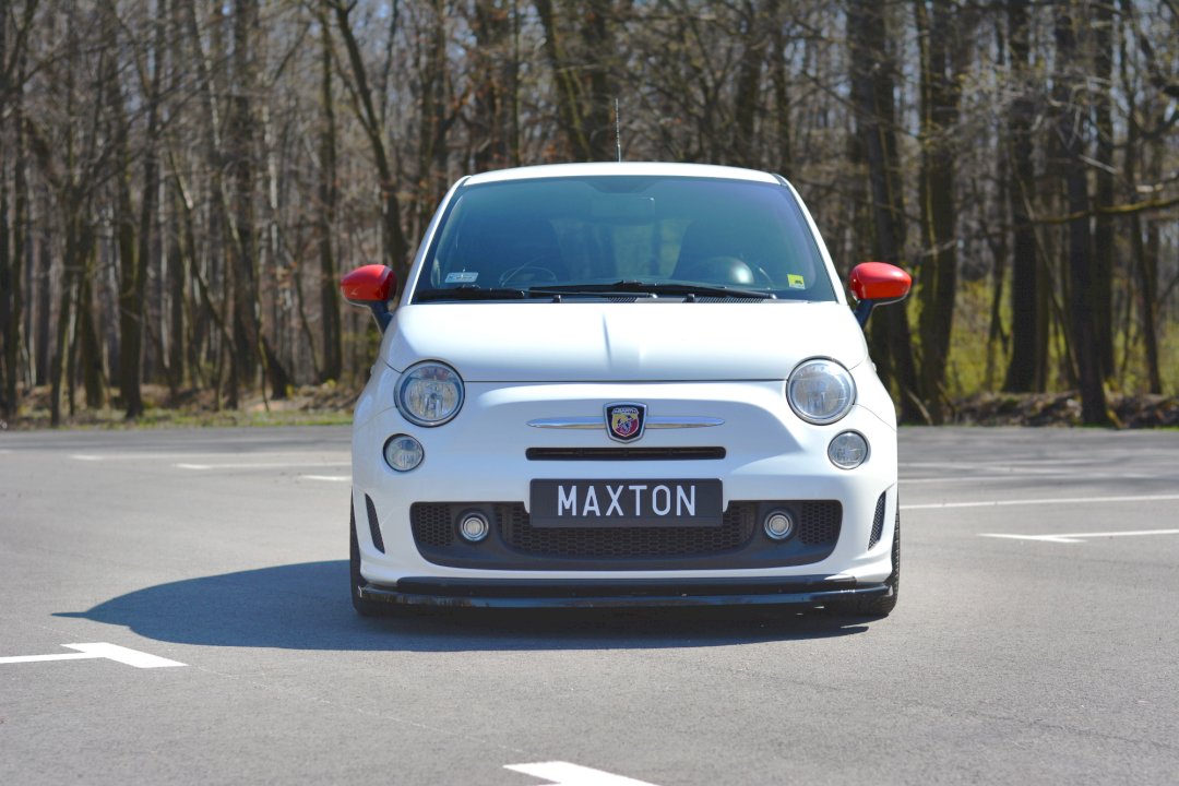 Maxton Design Front Splitter V.2 for Fiat 500 Abarth MK1 (2008-2012)