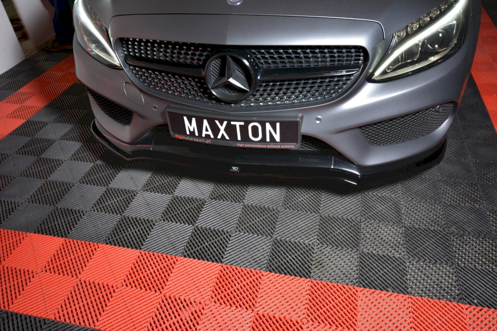 Maxton Design Front Splitter for Mercedes C-Class W205 Coupe AMG-Line (2015-2018)
