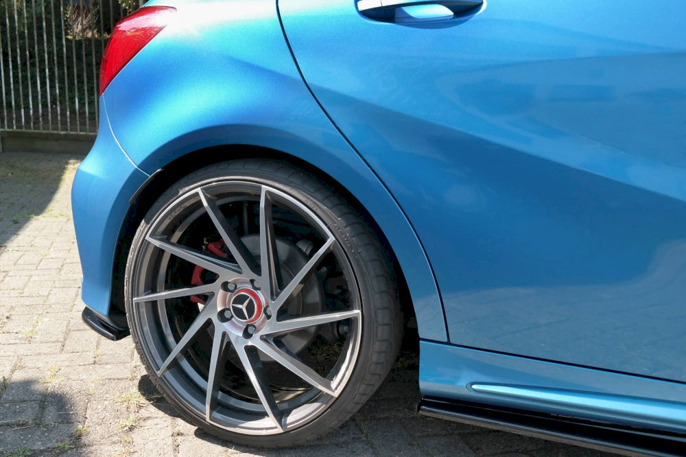 Maxton Design Rear Side Splitters/Spats for Mercedes A-Class W176 AMG-Line (Pre-Face 2013-2015)
