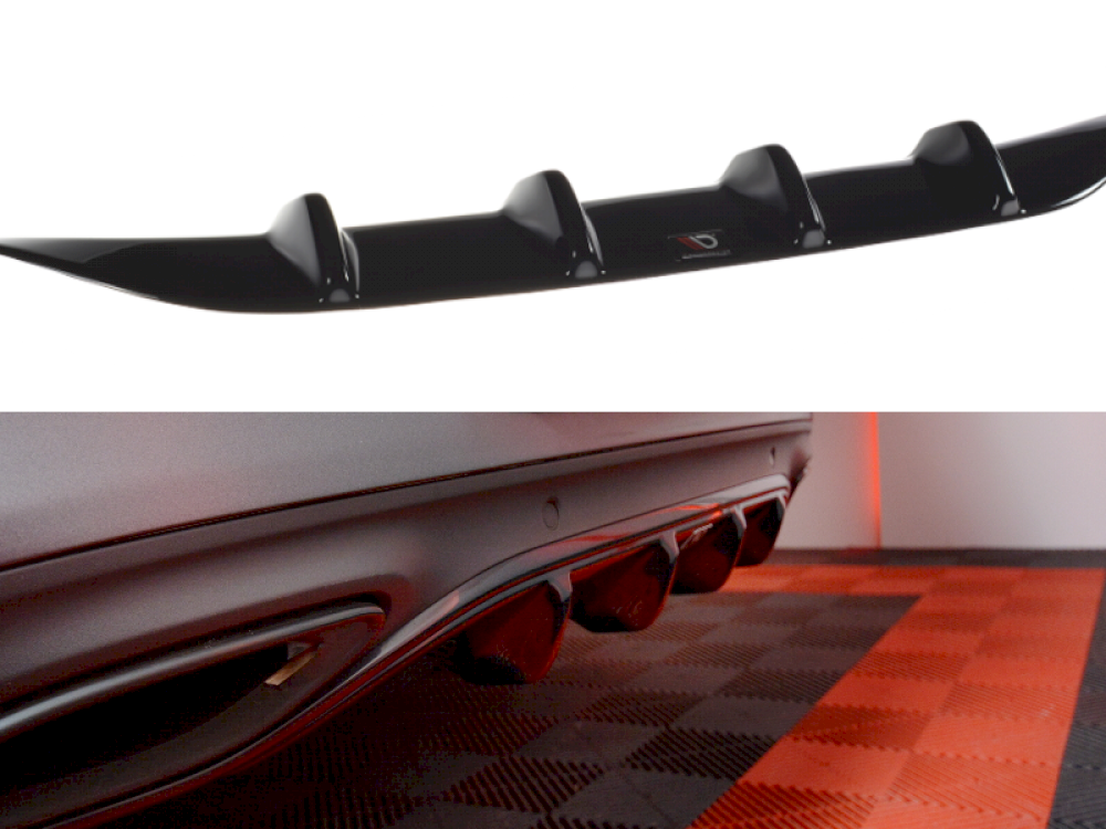 Maxton Design Rear Diffuser for Mercedes C-Class W205 Coupe AMG-Line (2015-2018)