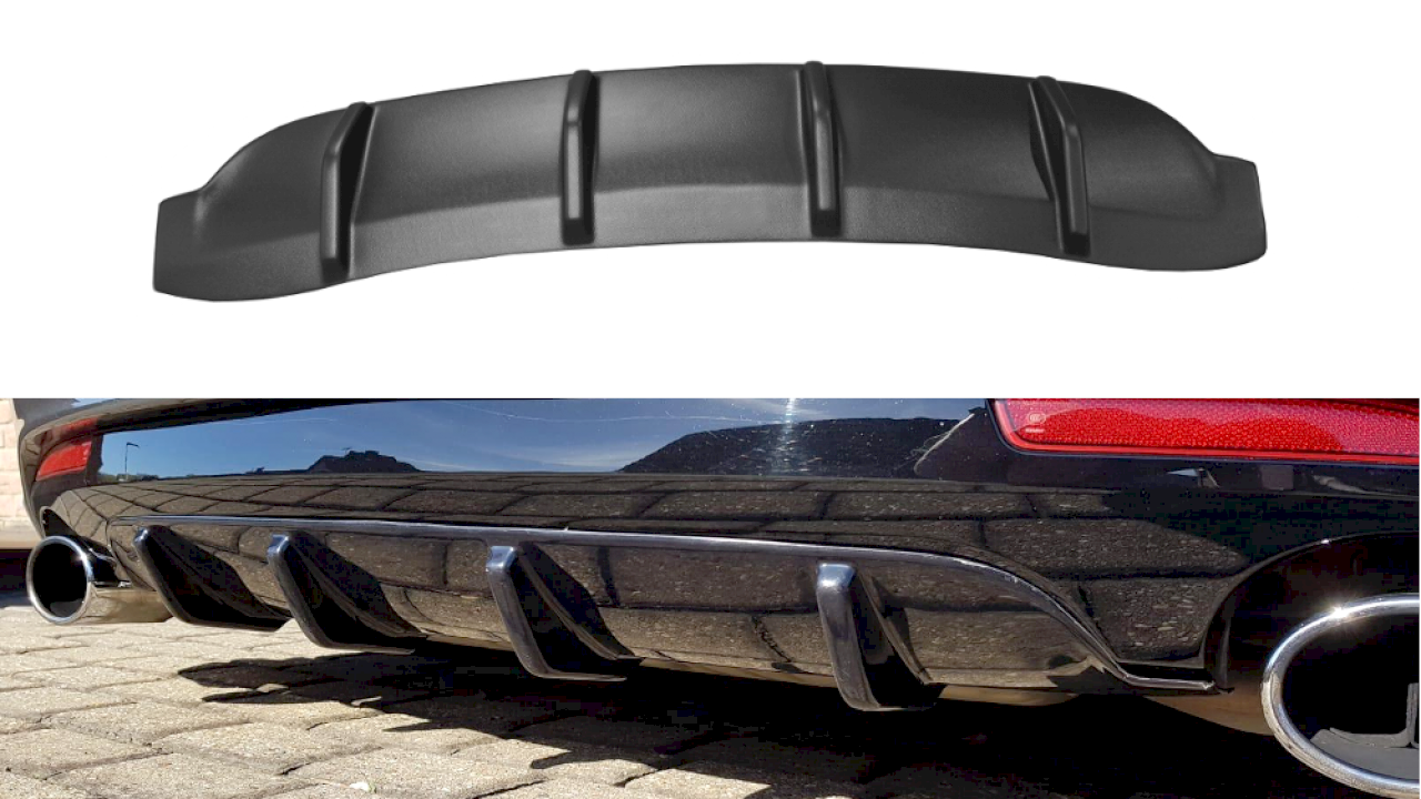 Maxton Design Rear Diffuser For Volkswagen Scirocco R MK3.5 (Facelift / 2014-2017)