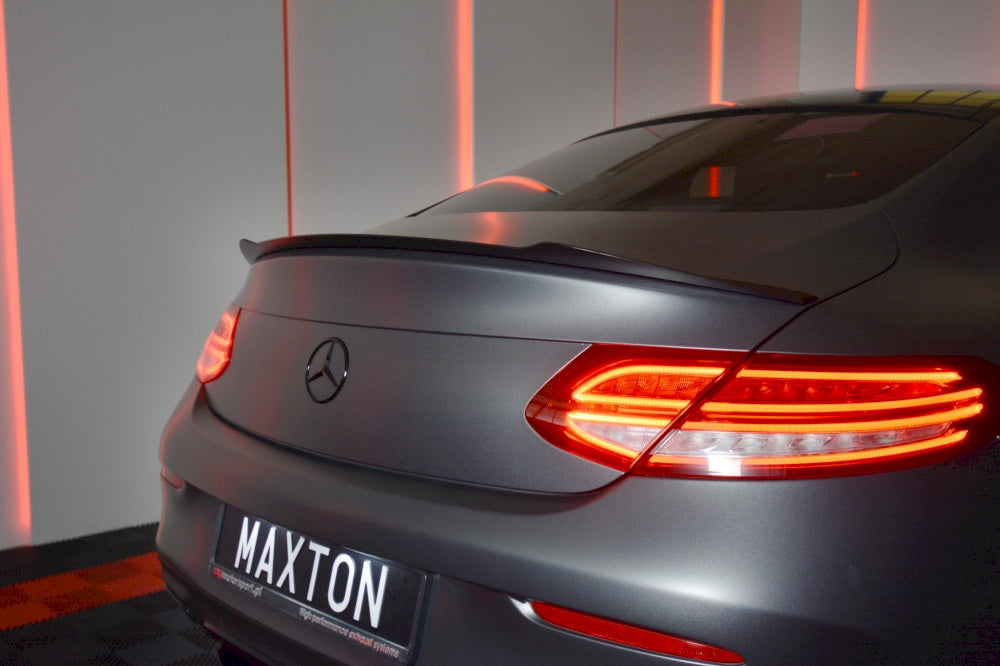 Maxton Design Spoiler Extension Cap For Mercedes C-Class W205 Coupe AMG-Line (2015-2018)