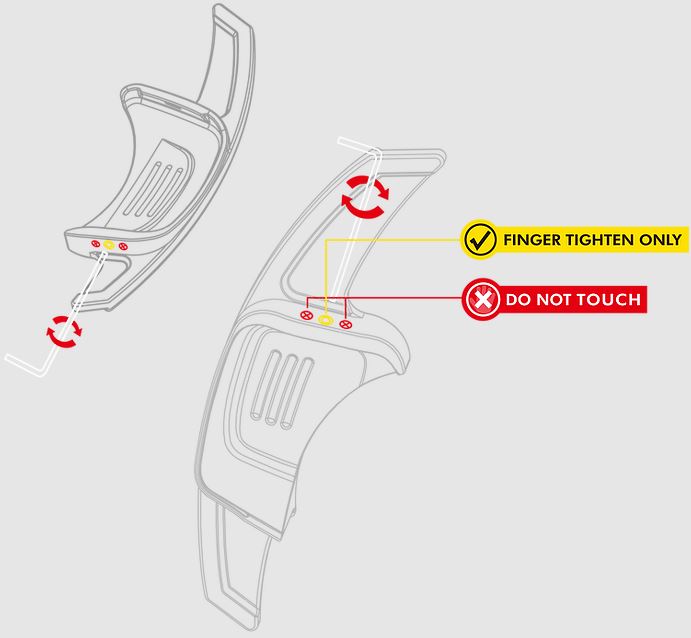 Leyo Motorsport Volkswagen Golf MK8 Paddle Shift Extension