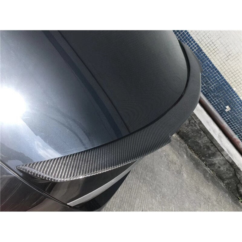 Mercedes Benz C Class Coupe W205 / A205 / C205 Carbon Fibre Boot Spoiler Style 1 (2015 - 2020)