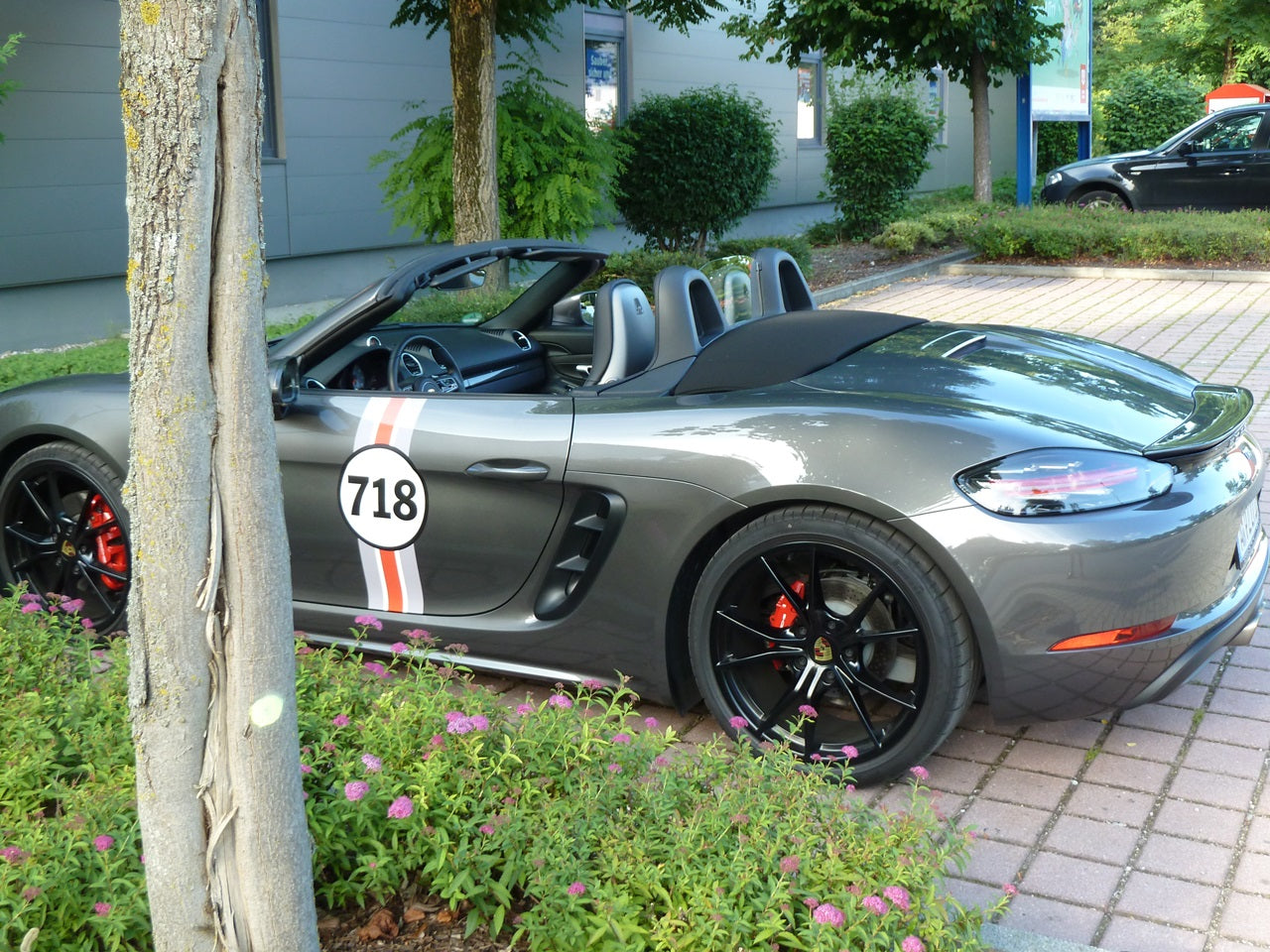 Porsche Boxster 981 MK3 HIGH Clear Glass Wind Breaker / Deflector (2014 - 2016 UR-WINDSCHOTT)