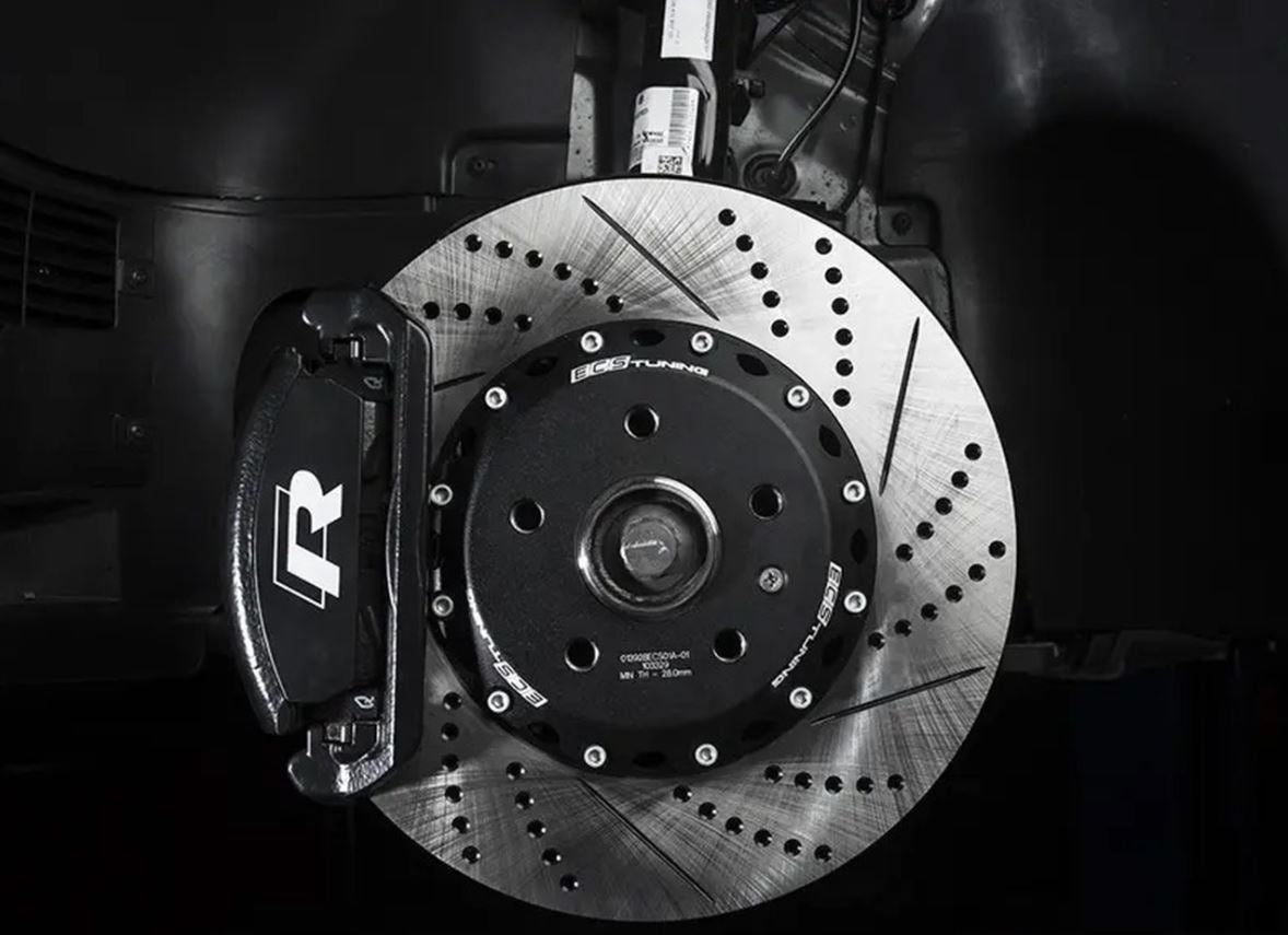 ECS Tuning - 340x30mm Front Cross-Drilled & Slotted 2-Piece Brake Discs