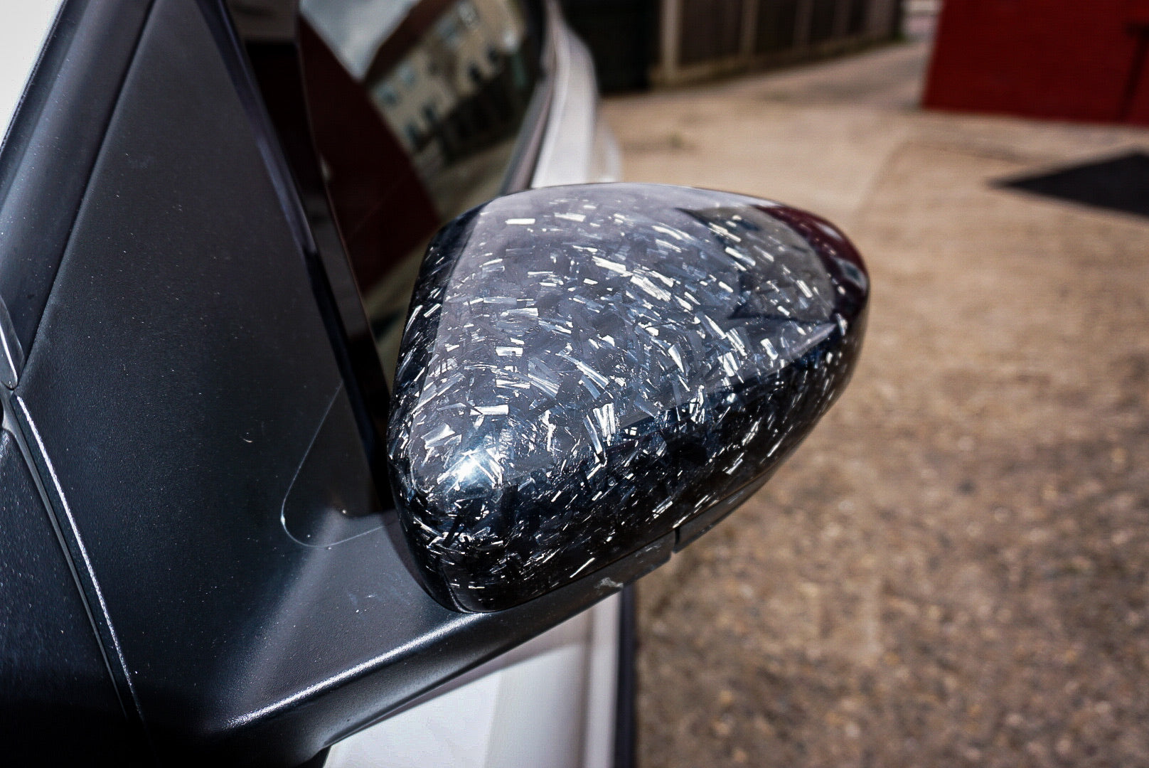 Volkswagen VW Polo Genuine Forged Carbon Fibre Replacement Wing Mirror Covers MK5 6C / 6R (2009-2017 Models)