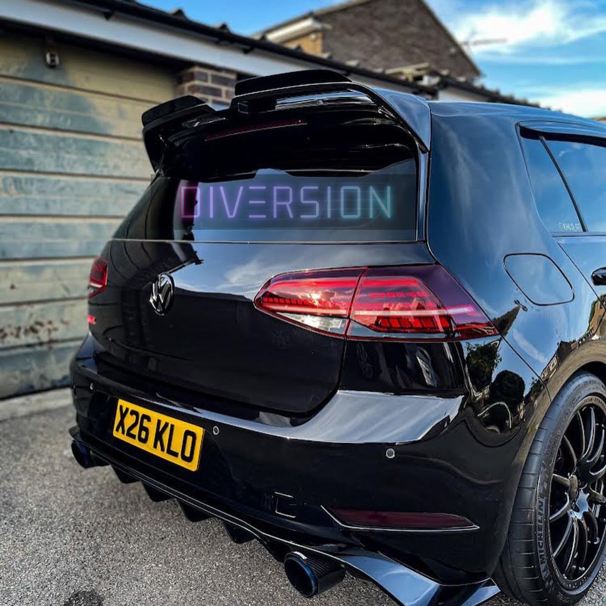 Volkswagen Golf MK7 / MK7.5 GTI / R / GTD / R Line Oettinger Spoiler Extension Winglets (2013 - 2020 Models)