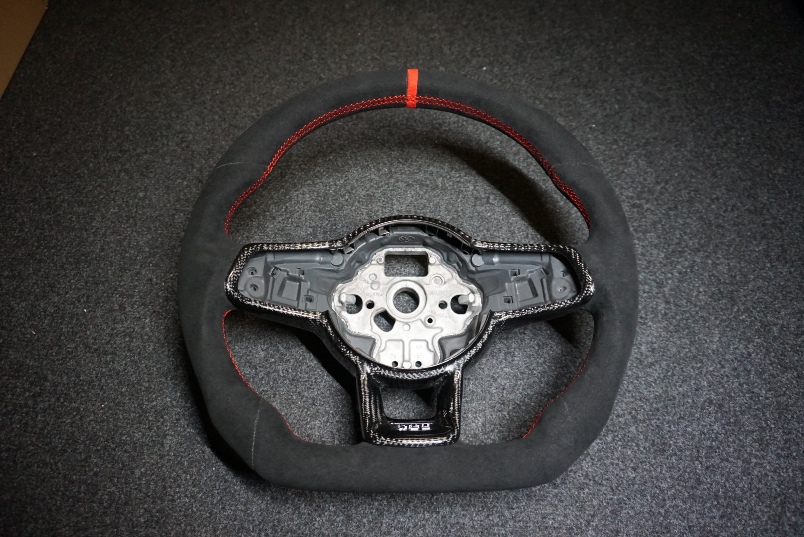 Volkswagen Golf MK7 / MK7.5 Bespoke Custom Alcantara / Leather Steering Wheel (CUSTOM /  GTI / GTD / R-Line / R 2013 - 2020 Models)