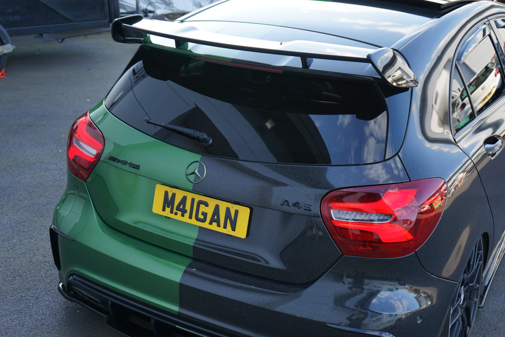 Mercedes A-Class OEM Style Aero Spoiler (W176 / 2013 - 2018 Models) (Black)