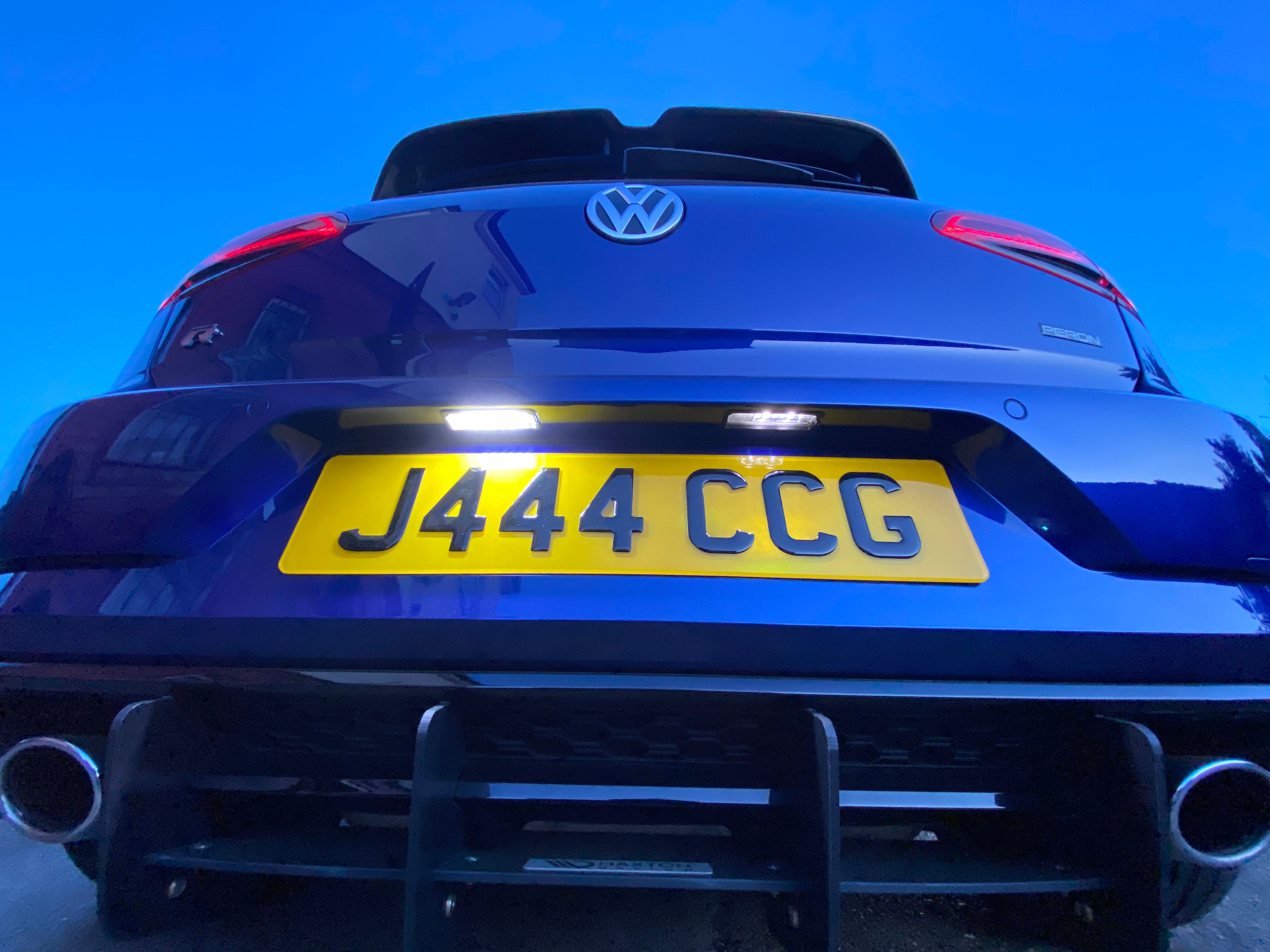 Volkswagen Golf MK7 / MK7.5 LED Number Plate Units Pair (2013-2020 / Error Code Free)